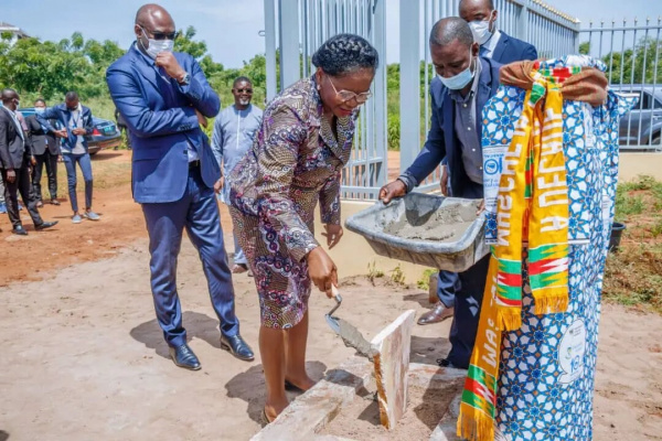 Togolese PM lays the first stone of the country’s first biomass laboratory at the University of Lomé