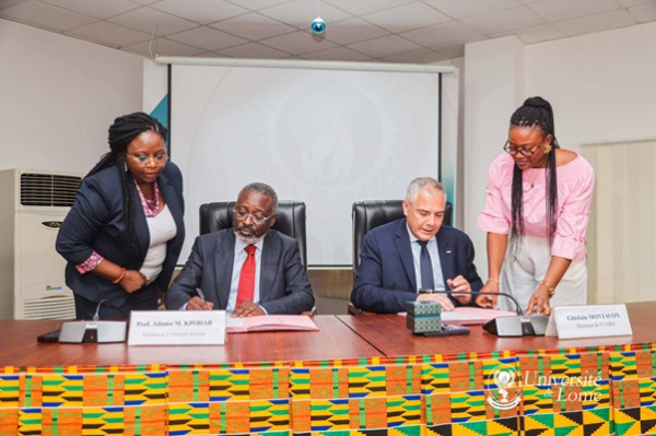 L’Université de Lomé et l’UTBM (France) signent deux accords de coopération académique