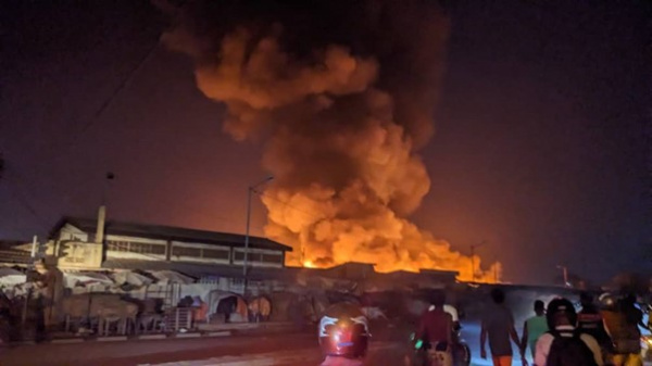 Togo: le marché d&#039;Agoé-Assiyéyé dévasté par un incendie