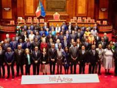 Minister Dussey represented Togo at the recent Italy-Africa Summit in Rome