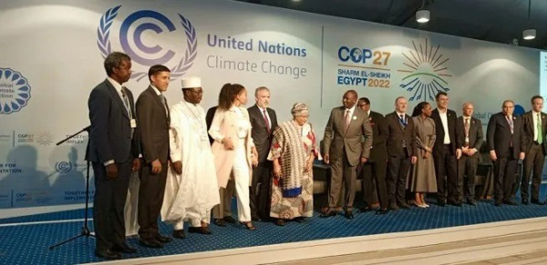COP27: Togolese delegation led by Foli Katari, Minister of Environment