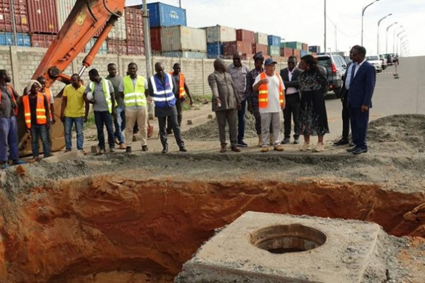 La section de route Port-Cimtogo de nouveau fermée pour travaux