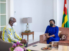 Victoire Dogbe and Ibrahim Thiaw encourage the transformation of Togo’s rural economy