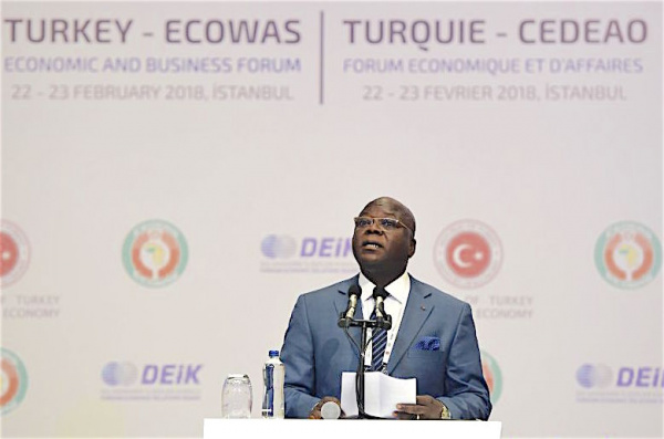 Le Togo devrait tirer sa part d’un investissement turc de 3 milliards $ annoncé dans l’espace Cedeao sur les 5 prochaines années