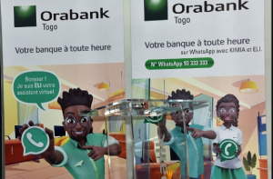 Apr&egrave;s la Guin&eacute;e, Semoa d&eacute;ploie le WhatsApp Banking chez Orabank-Togo