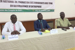 Gouvernance d'entreprise : le minist&egrave;re du Commerce forme les dirigeants de TPME &agrave; Kara