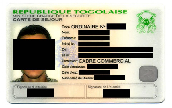 Comment obtenir sa carte de séjour au Togo ?