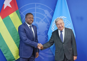 Paix et d&eacute;veloppement durable : &eacute;changes entre Faure Gnassingb&eacute; et le Secr&eacute;taire g&eacute;n&eacute;ral des Nations Unies