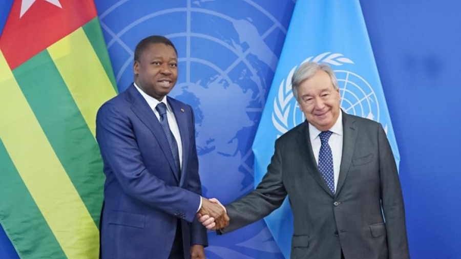 Paix et développement durable : échanges entre Faure Gnassingbé et le Secrétaire général des Nations Unies