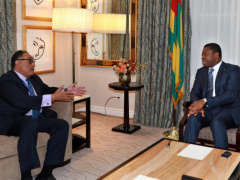 Faure Gnassingbé recently met with Hafez Ghanem to disccuss his country&#039;s priorities under its partnership with the World Bank