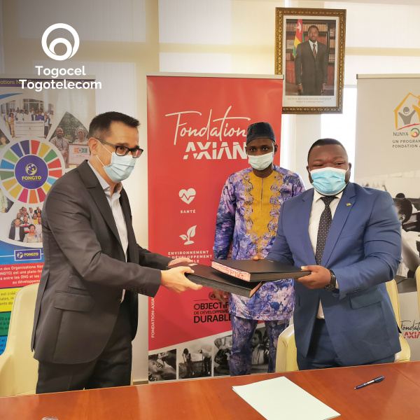Togocom et la Fondation Axian s’allient aux ONGs togolaises pour le déploiement de deux programmes sociaux
