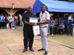 A solar bag project gets first award at Logex digital and innovation exhibition