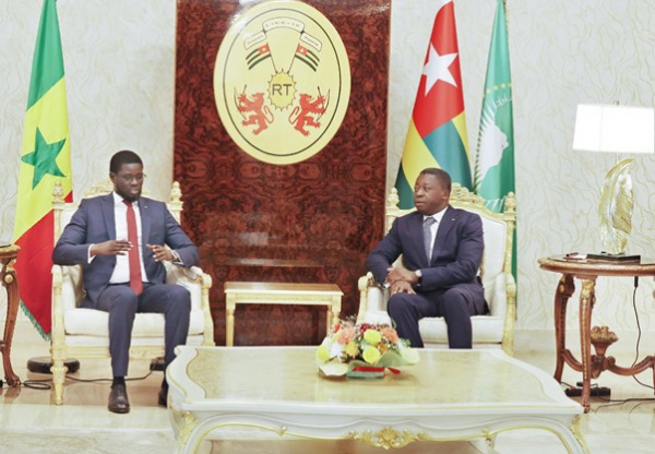 Sécurité, économie, intégration régionale… au cœur des échanges entre Faure Gnassingbé et Diomaye Faye