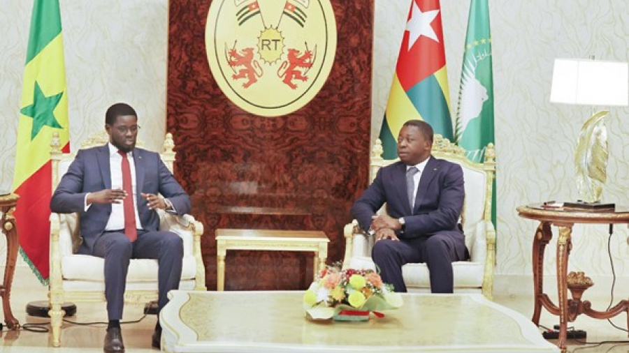 Sécurité, économie, intégration régionale… au cœur des échanges entre Faure Gnassingbé et Diomaye Faye