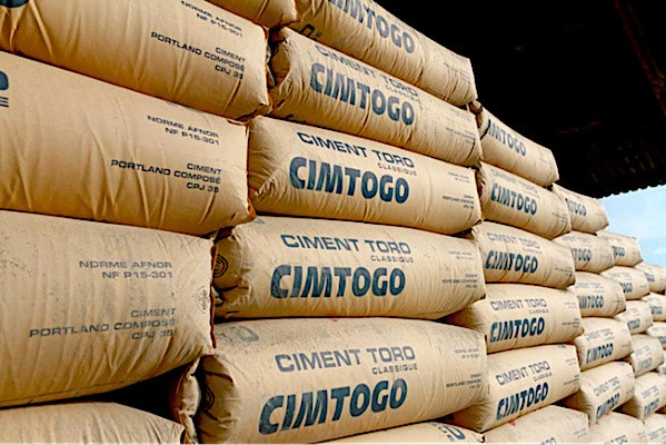 Togo : vers une hausse du prix du ciment Cimtogo dans les points de vente
