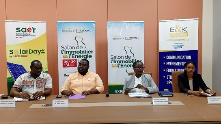 Le Salon de l&rsquo;Immobilier et de l&rsquo;&Eacute;nergie du Togo se tiendra au CETEF, du 29 au 31 mai 2026