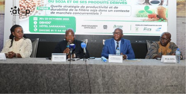 Togo : lancement de la campagne 2025 – 2026 de commercialisation du soja