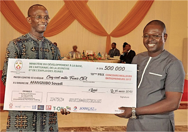 Le Togo a mis à l’honneur ses jeunes entrepreneurs