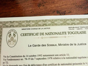 Diaspora : pr&egrave;s de 1400 certificats de nationalit&eacute; d&eacute;livr&eacute;s aux Togolais de l'ext&eacute;rieur