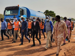 Route Adidogom&eacute;-S&eacute;gb&eacute; : Ebomaf d&eacute;marre les travaux pr&eacute;liminaires