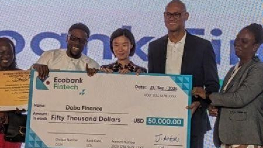 Ecobank fintech challenge : Daba finance, premier prix, Miapay, prix du public