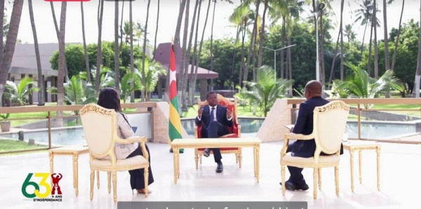 Togo: President Gnassingbé talks high cost of living and security, on New World TV