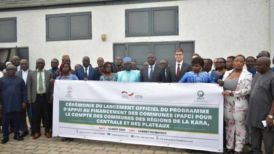 Togo : 13 milliards FCFA de la KfW pour appuyer le développement local