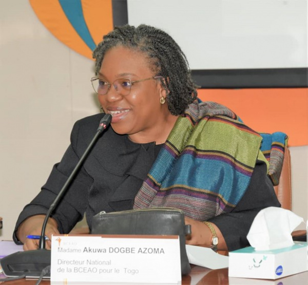 Akuwa Dogbe Azoma, première femme à prendre la direction nationale de la BCEAO au Togo