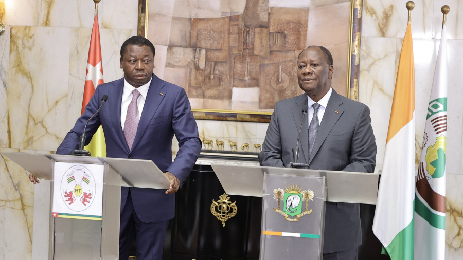 A Abidjan, Faure Gnassingbé et Alassane Ouattara échangent sur les crises socio-politiques en Afrique de l’ouest