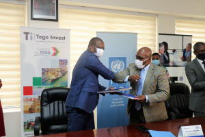 R&eacute;alisation du PND : le PNUD, d&eacute;sormais partenaire de Togo Invest