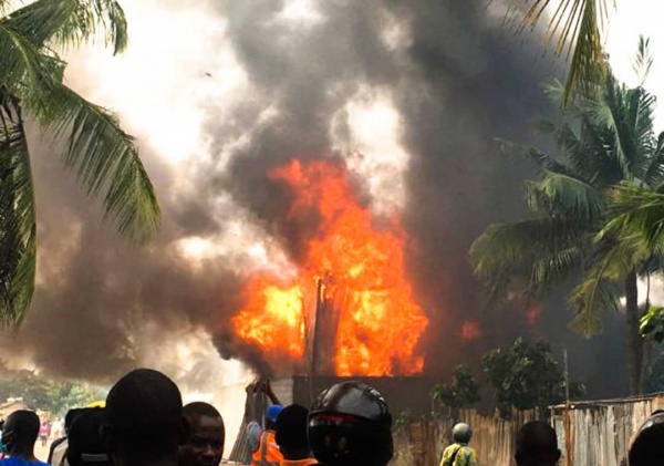 Togo: Fire breaks out near the port of Lomé