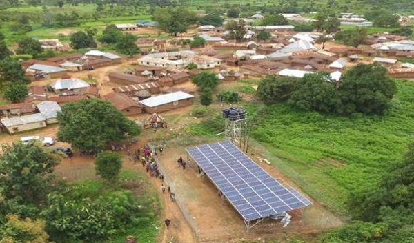 Un mini-réseau au Nigeria. 