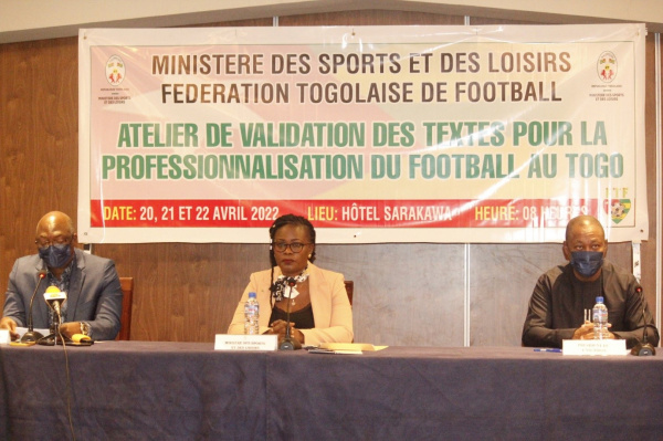 Sport : lancement du processus de professionnalisation du football au Togo