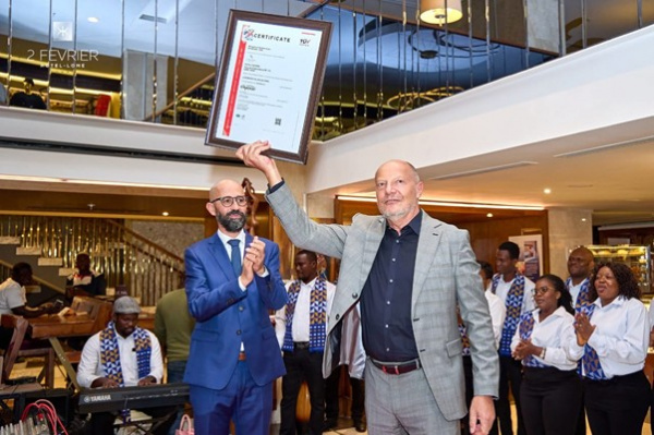 Togo’s Hôtel 2 Février earns ISO 9001 certification
