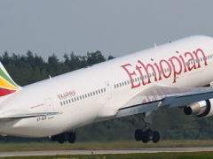 Ethiopian Airlines maintains flights from Lomé to the US