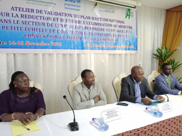 Togo : un plan national pour éliminer le mercure, notamment dans l’exploitation minière