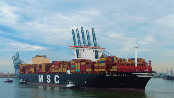 Lomé Recently Welcomed MSC Diletta, Biggest Container Ship to Dock in West Africa, Ever