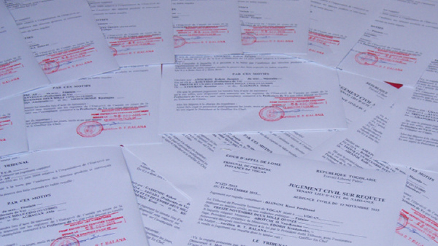 Togo  : une campagne d’enregistrement des naissances pour 5000 élèves du préscolaire