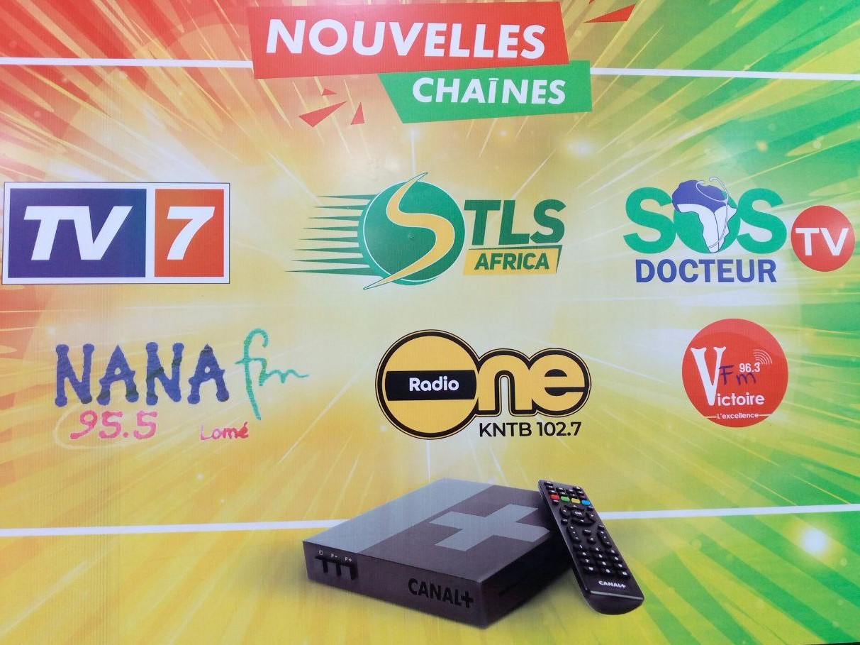 Trois nouvelles chaînes privées togolaises rejoignent les bouquets Canal +