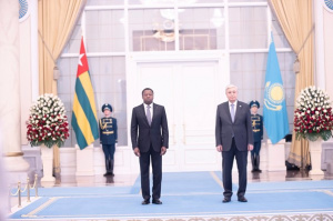 Faure Gnassingb&eacute; et Kassym-Jomart posent les bases d&rsquo;un partenariat renforc&eacute; entre Lom&eacute; et Astana